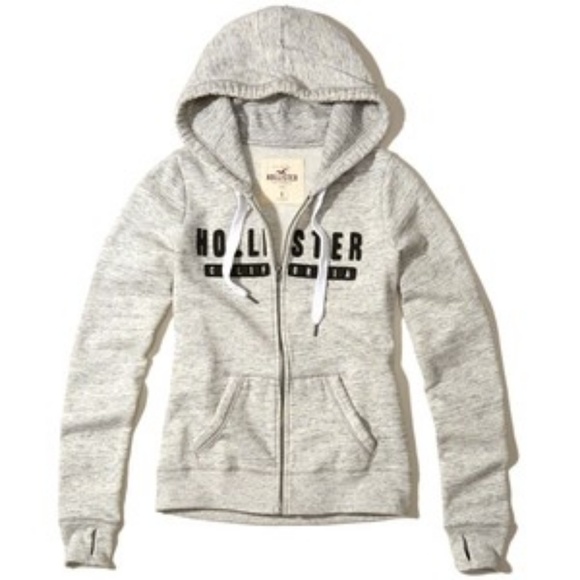 Hollister Tops - Hollister M Grey Sweatshirt Zip Up 2215